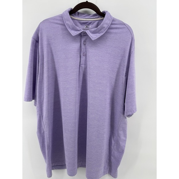 Johnston & Murphy Other - Johnston Murphy XC4 Performance Golf Polo Purple Shirt Men's‎ Size XXXL